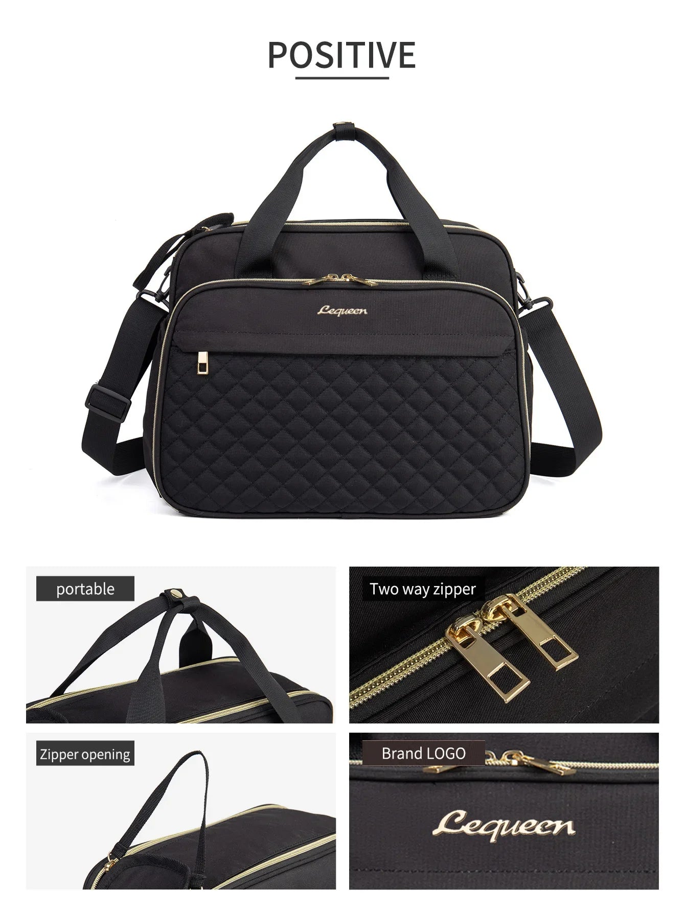 Large Capacity Travel Bag Multifunctional Maternity Mother Baby Stroller Bags New Style Waterproof Diaper Bag Black nappy bag