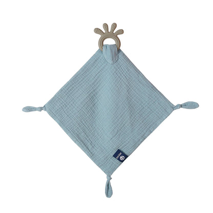 Baby Soother Appease Towel Bib Soft Muslin Cotton Doll Teether Kids Comfort Sleeping Nursing Cuddling Blanket Toys Shower Gifts