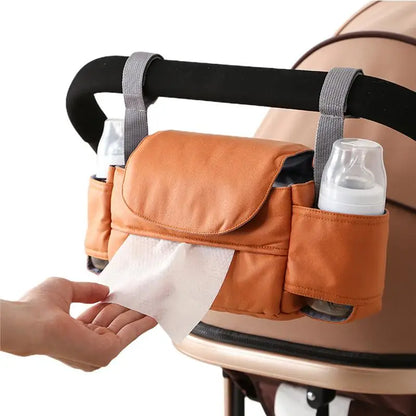 Stroller Organizing Bag Large Capacity Adjustable Straps Stroller Bags Nursing Products