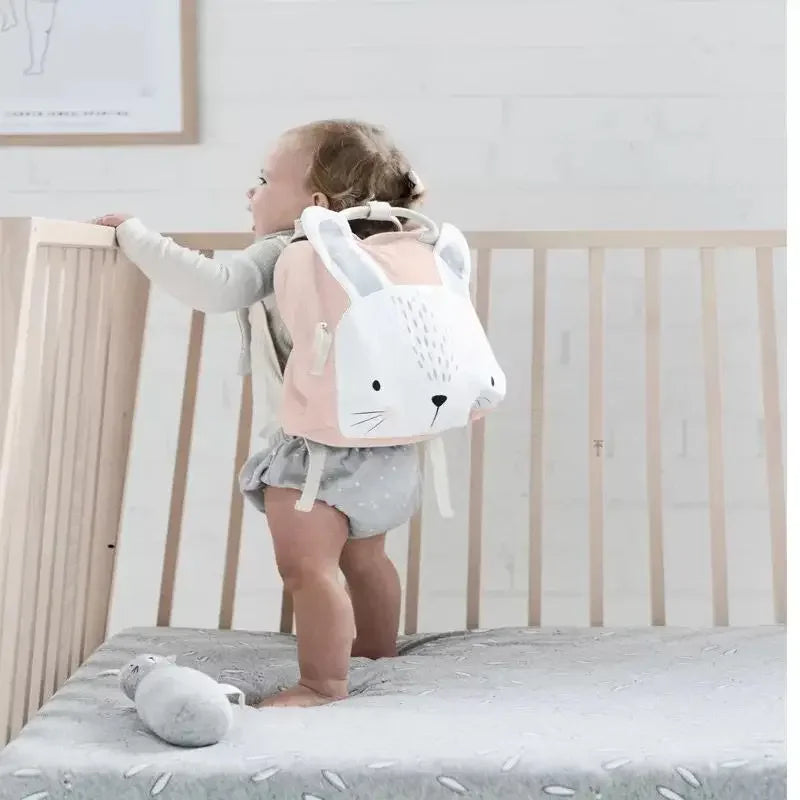 Children Backpack Toddler Kids School Backpack for Baby Kids Cute School Bag Boy Girl Light Bag Rabbit Butterfly Lion Bag