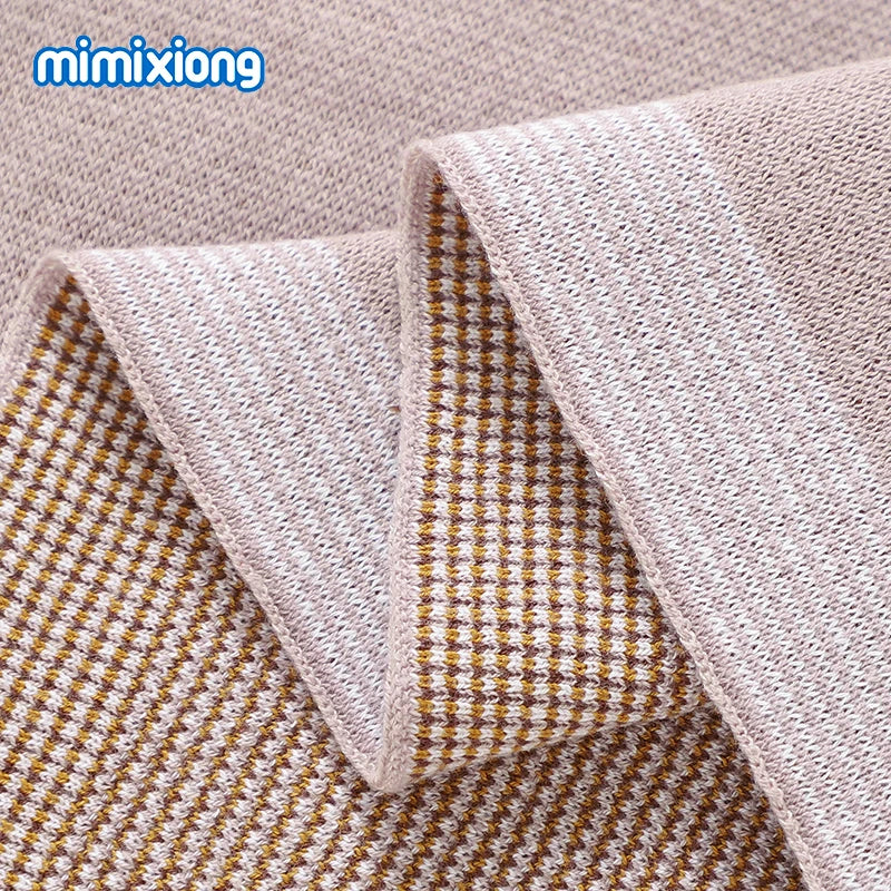 Baby Blankets Quilts 90*70cm Knitted Newborn Boys Girls Stroller Basket Swaddle Wrap Sleeping Sack Infant Cotton Bedding Covers