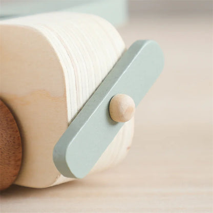 Baby Wooden Montessori Toys Beech Wooden Plane Blocks Teether Glass Marbles Educational Toys Child Teethering Play Gym Baby Gift