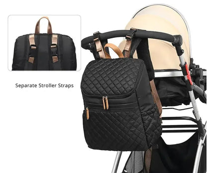 Baby Diaper Bag Backpack Multifunctional Diaper Bag Organizer with Thermal Milk Bottle Bag Baby Bags for Mom