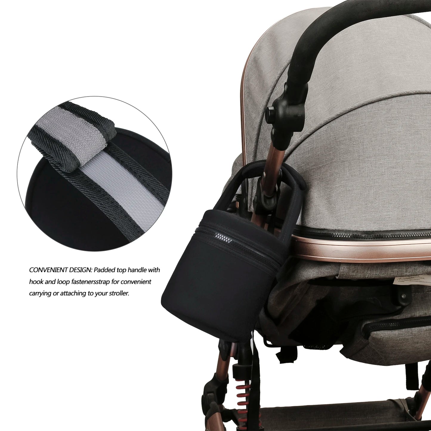 Compact Insulated Baby Bottle Carrier - Keep Milk Fresh On-the-Go
