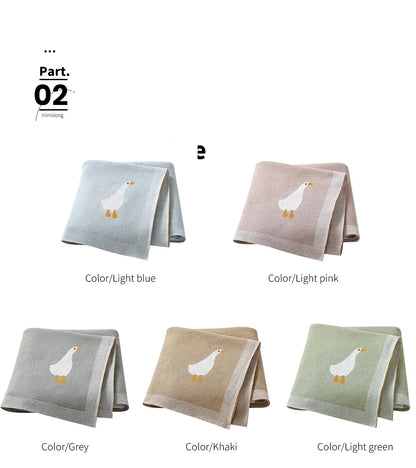 Baby Blankets Quilts 90*70cm Knitted Newborn Boys Girls Stroller Basket Swaddle Wrap Sleeping Sack Infant Cotton Bedding Covers