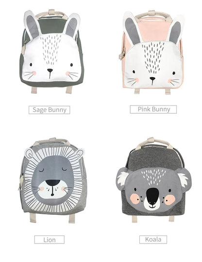 Children Backpack Toddler Kids School Backpack for Baby Kids Cute School Bag Boy Girl Light Bag Rabbit Butterfly Lion Bag