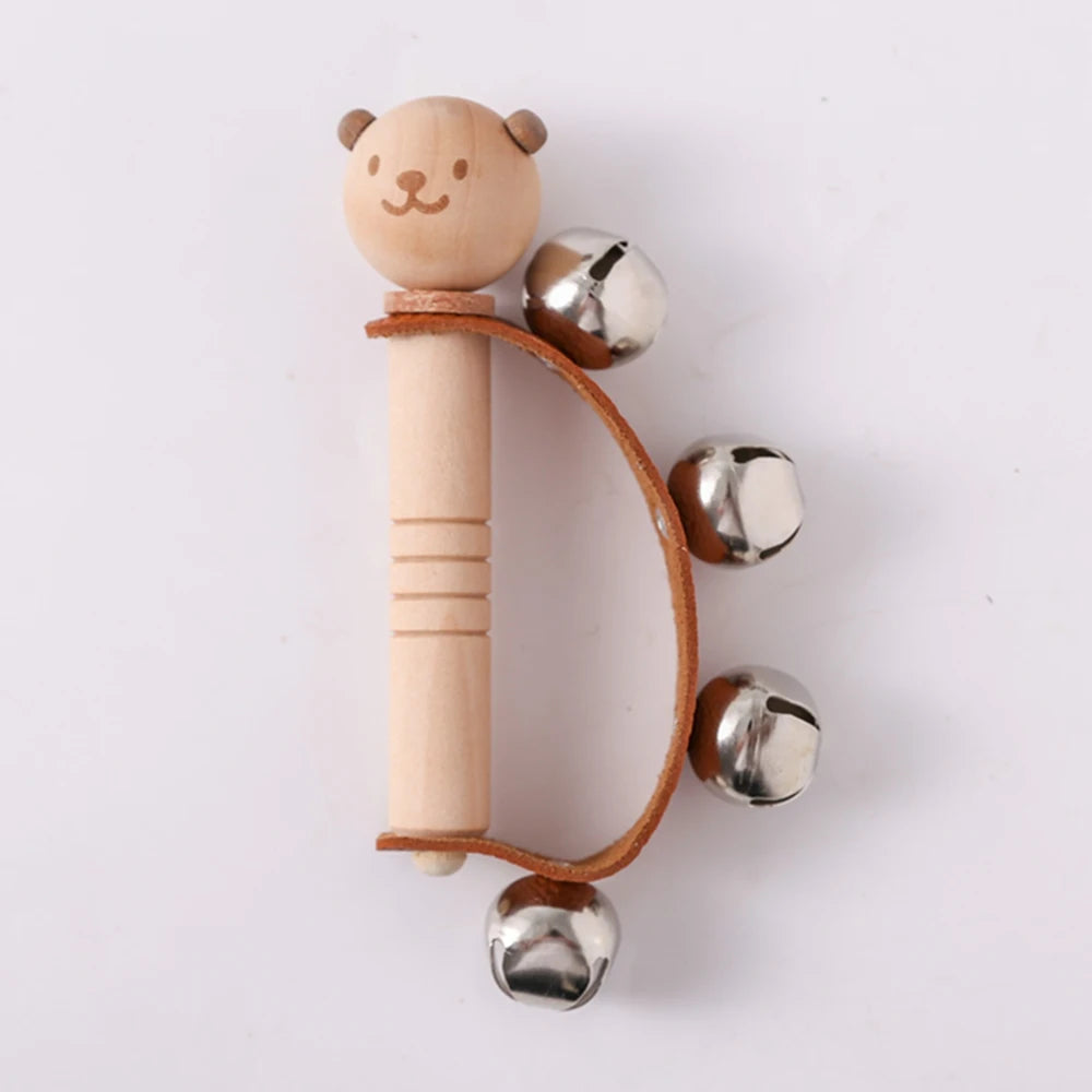 Kids Wooden Montessori Toys Musical Instruments Rattle Bell Drum Xylophone Percussion for Baby Early Educational Instruments Toy