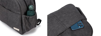 Soboba Diaper Backpack with Pacifier Case Waterproof Large Capacity Diaper Bag for Mom Multi-function Nappy Bags for Travelling
