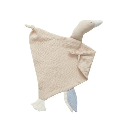 Baby Soother Appease Towel Bib Soft Animal Goose Doll Teether Infants Comfort Sleeping Nursing Cuddling Blanket Toys