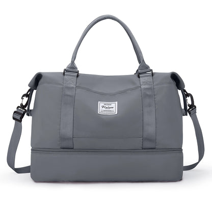 Weekender Bags for Women,Personal Item Travel Bag with Shoes Compartment,Overnight Travel Duffel Bag with Toiletry Bag