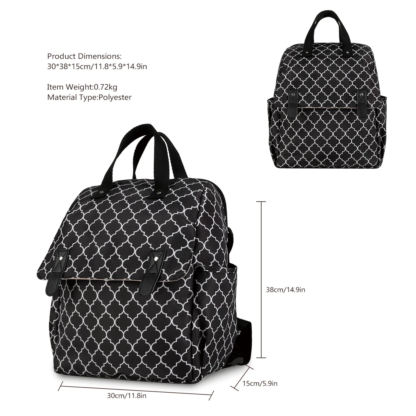 Shoulder Mommy Includes Urine Mat, Independent Bottle Bag, Multi functional Mommy Bag, Maternal and Child Travel Bag