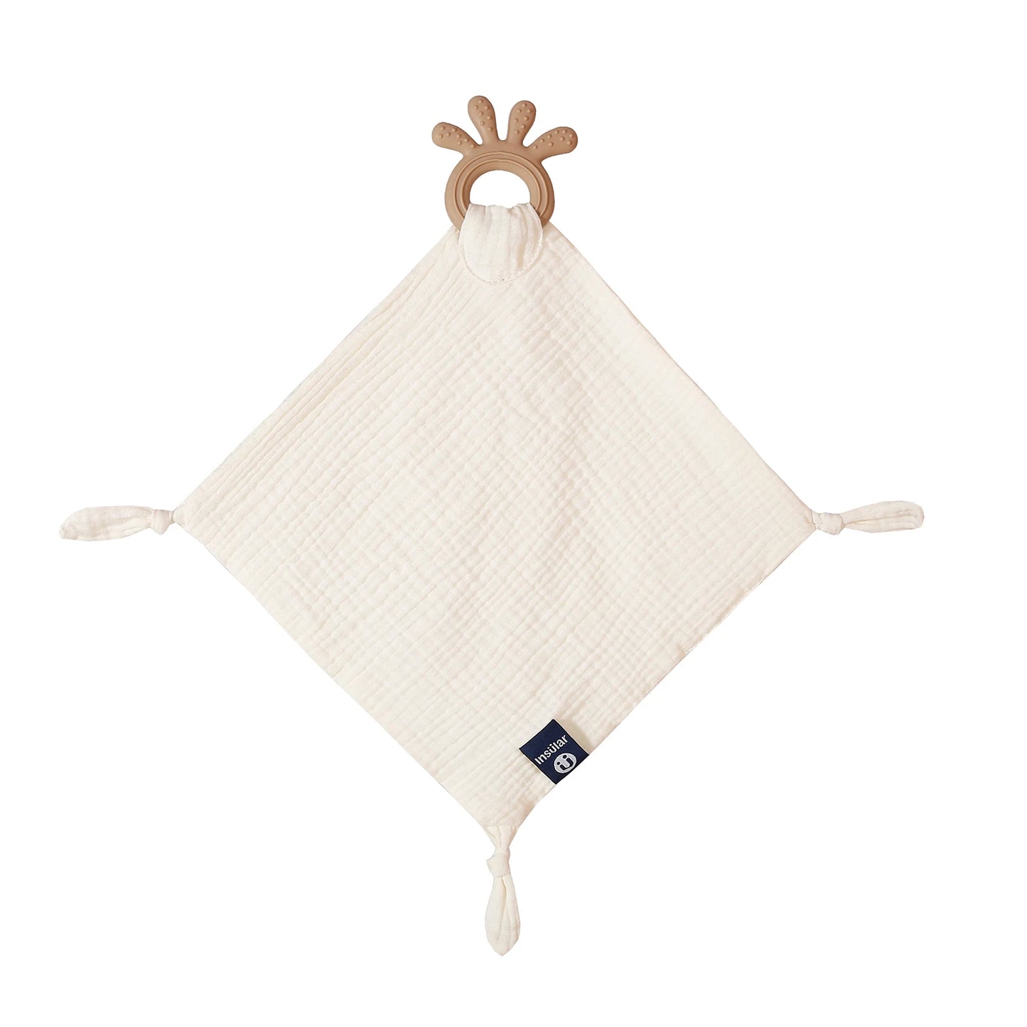 Baby Soother Appease Towel Bib Soft Muslin Cotton Doll Teether Kids Comfort Sleeping Nursing Cuddling Blanket Toys Shower Gifts