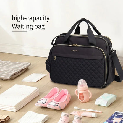 Large Capacity Travel Bag Multifunctional Maternity Mother Baby Stroller Bags New Style Waterproof Diaper Bag Black nappy bag
