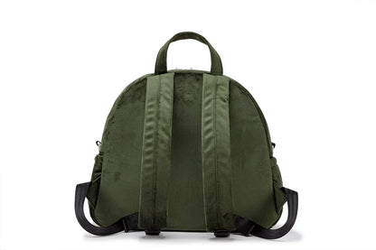 Velvet Diaper Backpack: Large Capacity Nappy Bag for Mom with Pacifier Case and Multi-functionality