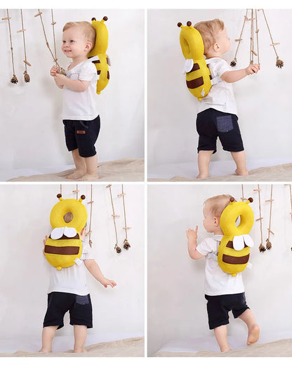 Baby Head Protector Backpack Pillow for Kids Toddler Children Soft PP Cotton Protective Cushion Cartoon Security Pillows Protect