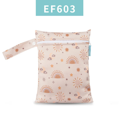 18*25CM Waterproof Mini Wet Diaper Bag Reusable And Portable Single Pocket  Dry Bag For Diapers