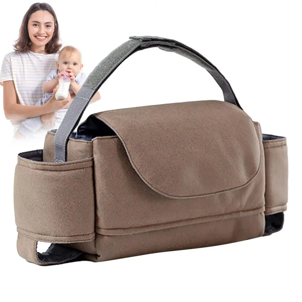 Stroller Organizing Bag Large Capacity Adjustable Straps Stroller Bags Nursing Products
