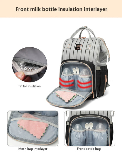 Diaper Bag Backpack Maternity Bag for Baby Large Capacity Travel Mommy Baby Stroller bag Waterproof Nappy Bags