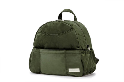 Velvet Diaper Backpack: Large Capacity Nappy Bag for Mom with Pacifier Case and Multi-functionality