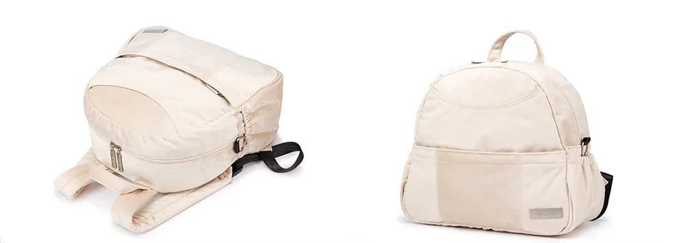 Velvet Diaper Backpack: Large Capacity Nappy Bag for Mom with Pacifier Case and Multi-functionality