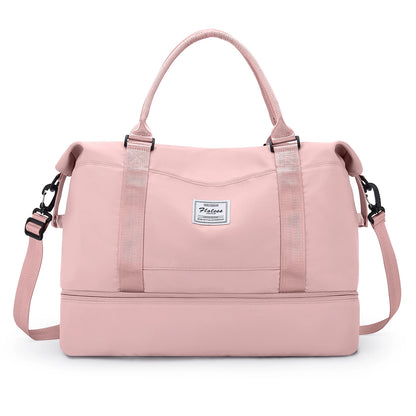Weekender Bags for Women,Personal Item Travel Bag with Shoes Compartment,Overnight Travel Duffel Bag with Toiletry Bag