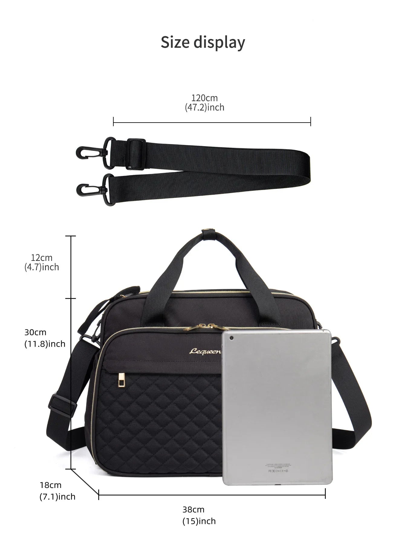 Large Capacity Travel Bag Multifunctional Maternity Mother Baby Stroller Bags New Style Waterproof Diaper Bag Black nappy bag