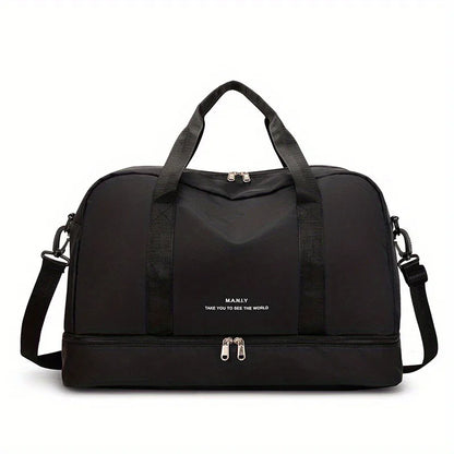 Fashion Travel Bags For Women Large Capacity Men's Sports bag Waterproof Weekend Sac Voyage Female Messenger Bag Dry And Wet