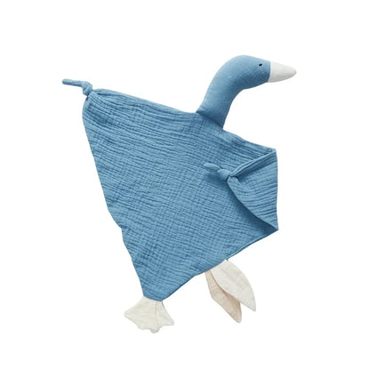 Baby Soother Appease Towel Bib Soft Animal Goose Doll Teether Infants Comfort Sleeping Nursing Cuddling Blanket Toys