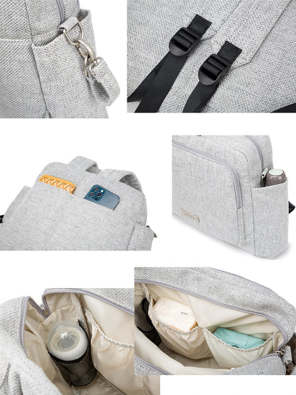 Fashion New Mommy Dipaer Backpack Large Capacity Multi-functional Waterproof Diaper Bag for Quick Outing Travelling Nappy Bag