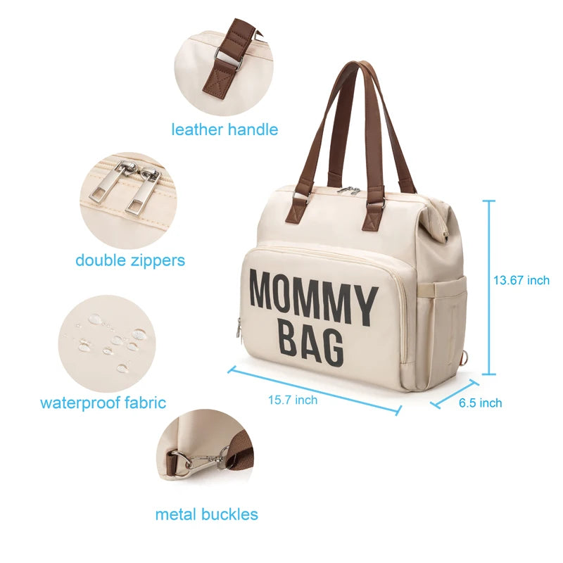 3pcs/set Mom Bag Large Capacity Diaper Bag Handbag Backpack for Father Baby Nappy Bag Maternity Bags Dad Backpack