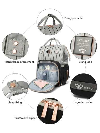 Diaper Bag Backpack Maternity Bag for Baby Large Capacity Travel Mommy Baby Stroller bag Waterproof Nappy Bags
