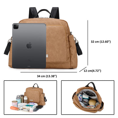 Fashion New Mommy Dipaer Backpack Large Capacity Multi-functional Waterproof Diaper Bag for Quick Outing Travelling Nappy Bag