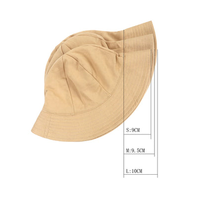 0-8 years Baby Hat Summer Autumn Panama Baby Outdoor Fisherman Sun Hat Beach Accessories Kids Bucket Hat Baby Cap for Girls Boys
