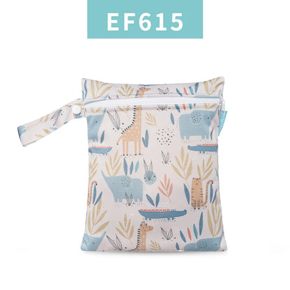 18*25CM Waterproof Mini Wet Diaper Bag Reusable And Portable Single Pocket  Dry Bag For Diapers