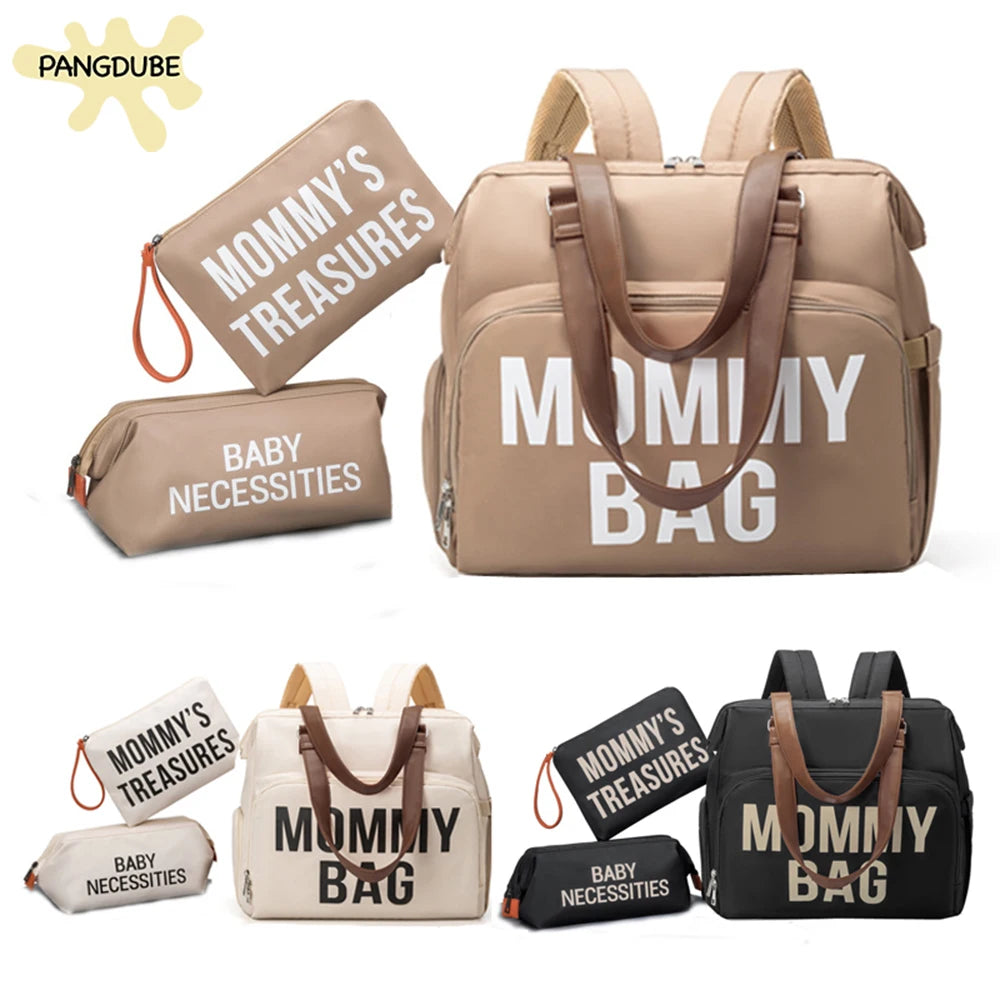 3pcs/set Mom Bag Large Capacity Diaper Bag Handbag Backpack for Father Baby Nappy Bag Maternity Bags Dad Backpack