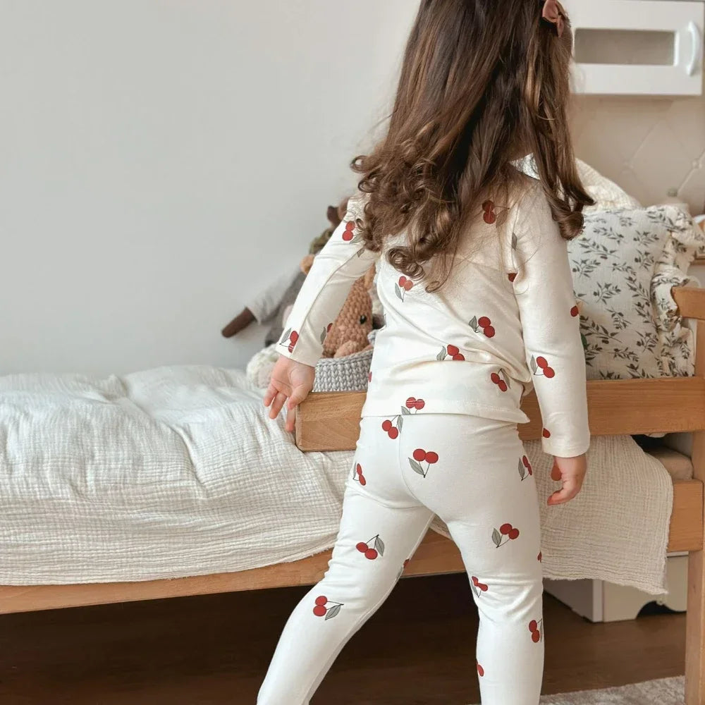 1-6Years Toddler Kid Baby Boy Girl Clothes Set Cotton Infant Homewear Casual Top Pant Suit Childrens 2pcs Pajamas Set Outfit