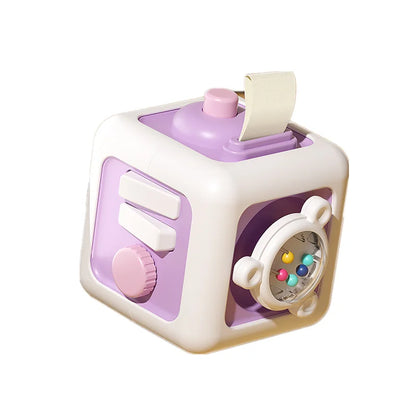 6 in 1 Busy Cube Sensory Toy Montessori Toys for 1 2 3 Year Old Boys Girls Learning Fine Motor Skill  Busy Board Baby Travel Toy
