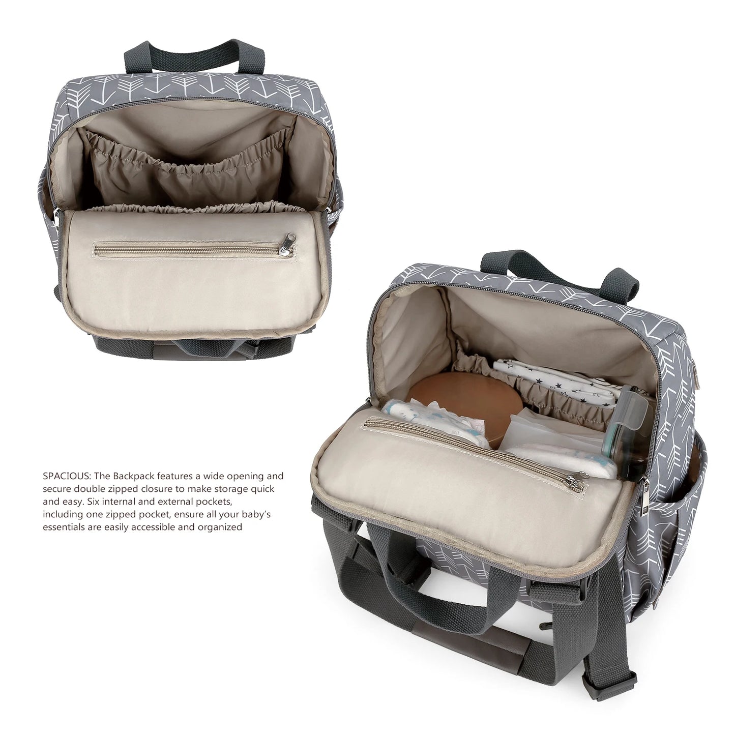 Shoulder Mommy Includes Urine Mat, Independent Bottle Bag, Multi functional Mommy Bag, Maternal and Child Travel Bag