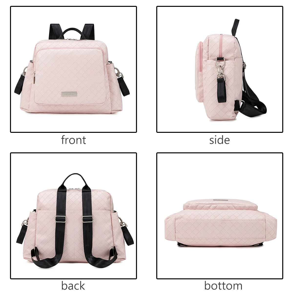 Fashion New Mommy Dipaer Backpack Large Capacity Multi-functional Waterproof Diaper Bag for Quick Outing Travelling Nappy Bag