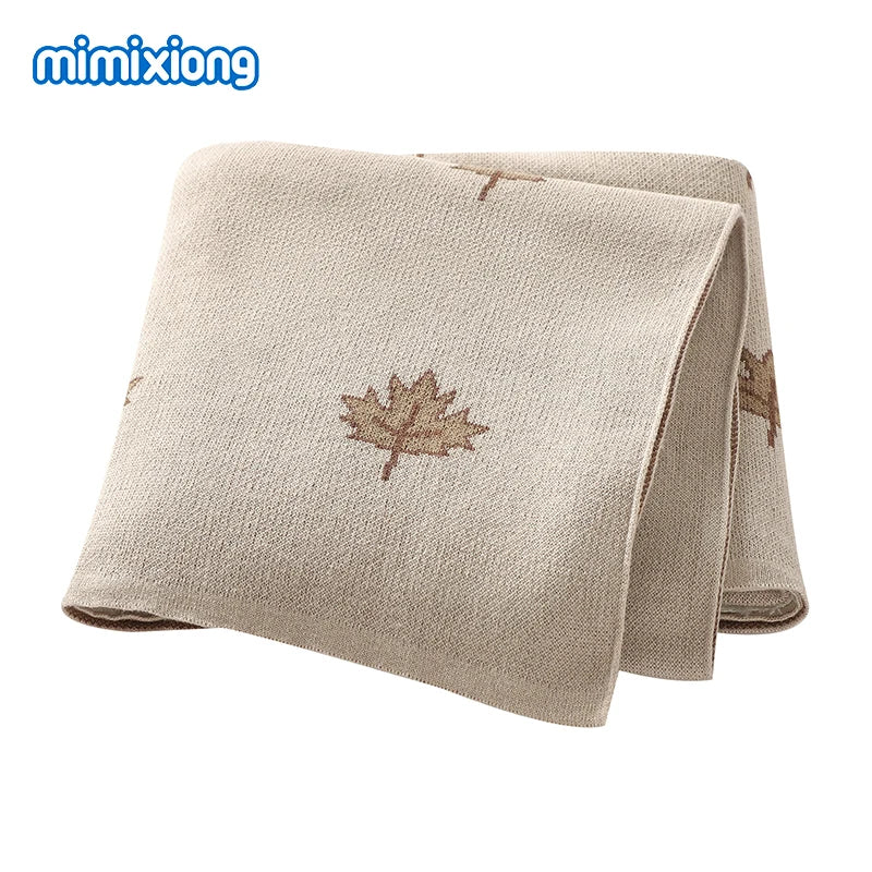 Baby Blankets Quilts 90*70cm Knitted Newborn Boys Girls Stroller Basket Swaddle Wrap Sleeping Sack Infant Cotton Bedding Covers