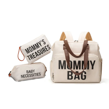 3pcs/set Mom Bag Large Capacity Diaper Bag Handbag Backpack for Father Baby Nappy Bag Maternity Bags Dad Backpack