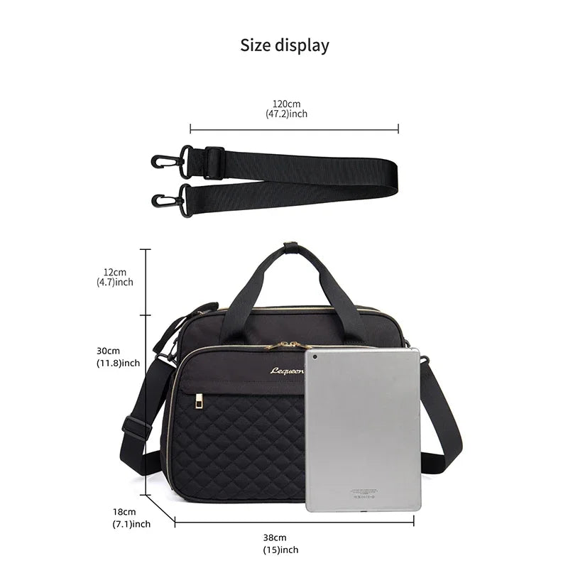 Large Capacity Travel Bag Multifunctional Maternity Mother Baby Stroller Bags New Style Waterproof Diaper Bag Black nappy bag