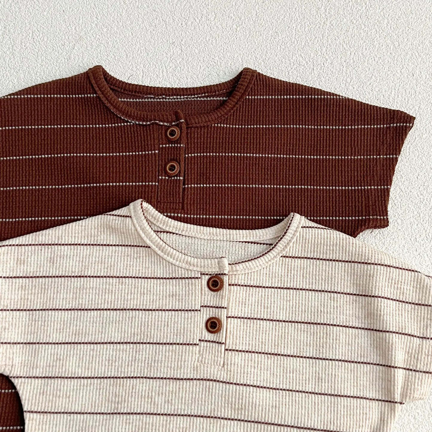 Summer Kids Baby Boys Girls Short Sleeve Stripe T-shirt + Shorts Clothing Sets Infant Baby Girls Boys Children's Clothes Suit