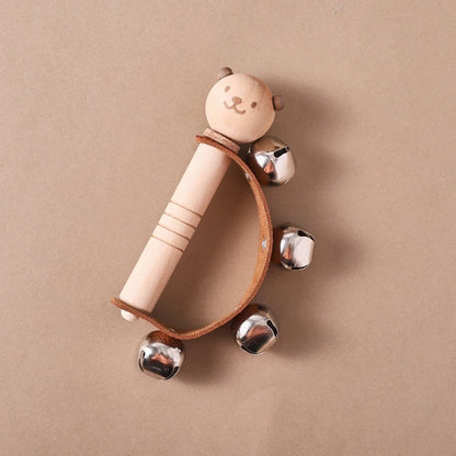 Kids Wooden Montessori Toys Musical Instruments Rattle Bell Drum Xylophone Percussion for Baby Early Educational Instruments Toy