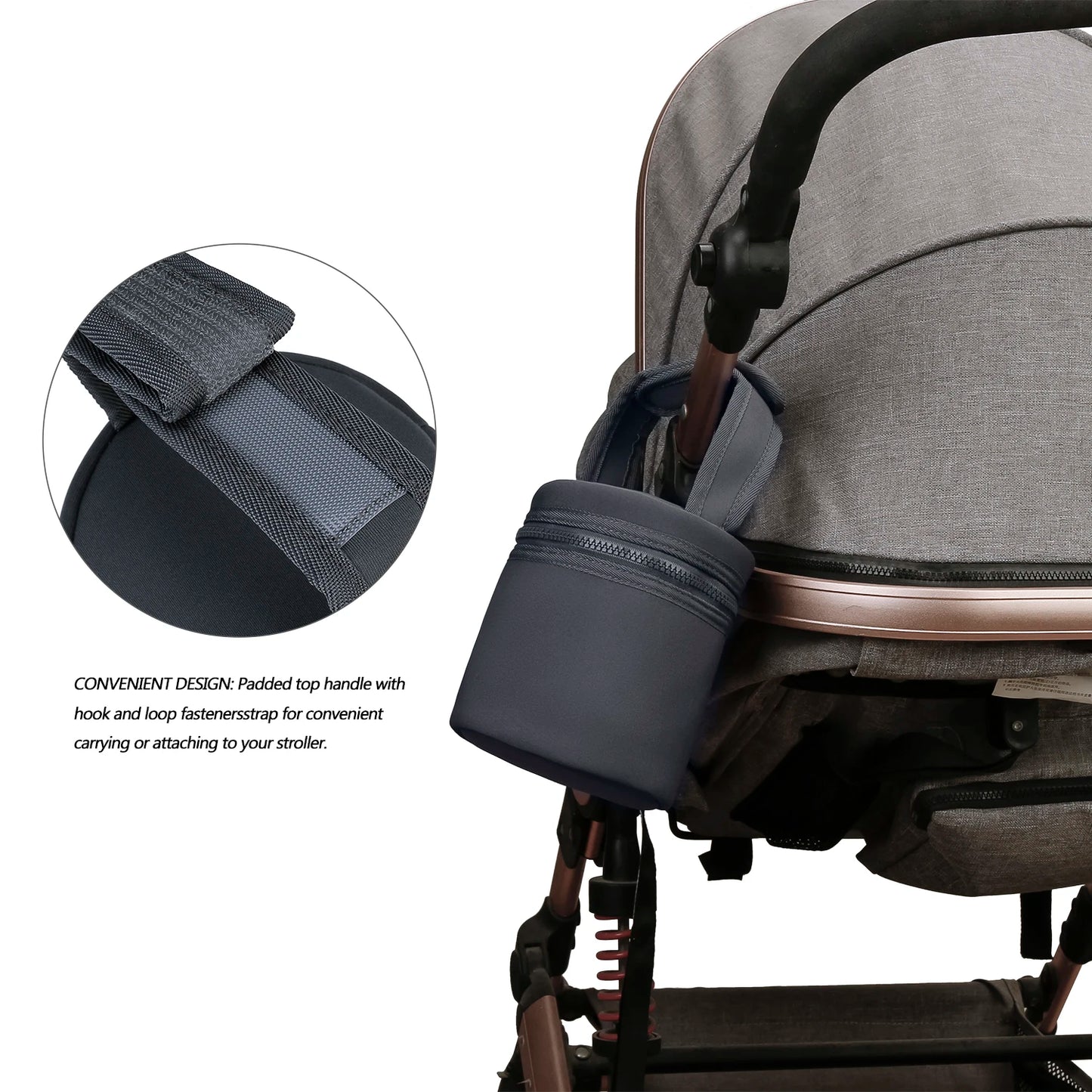 Compact Insulated Baby Bottle Carrier - Keep Milk Fresh On-the-Go